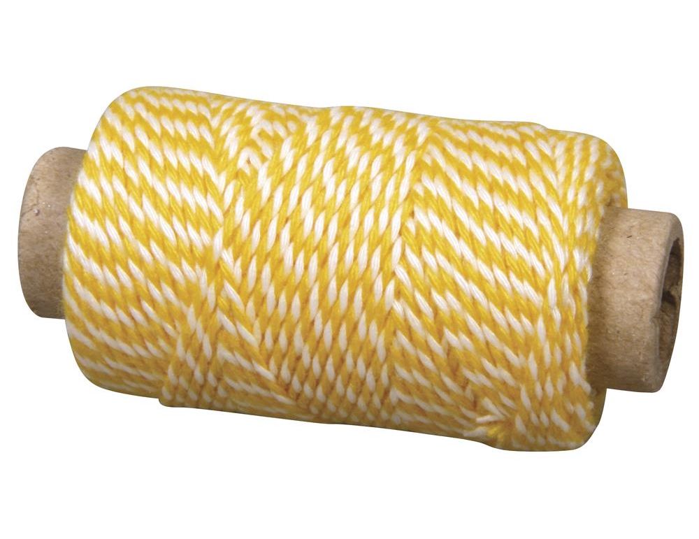cordino bicolore - giallo - craft - La Bottega delle Idee